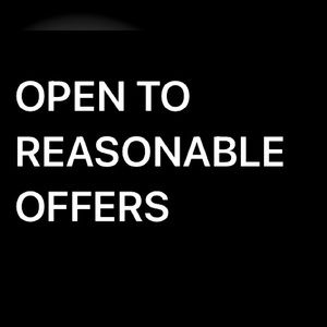 OPEN TO REASONABLE OFFERS